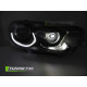 Lampy przód VW SCIROCCO III 08- LED diodowe BLACK 