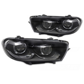 Lampy przód VW Scirocco III 08-14 FULL LED BLACK diodowe LPVX47