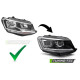 Lampy przód VW Caddy IV FULL LED BLACK diodowe