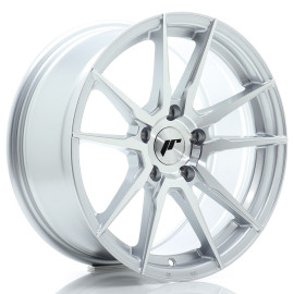 JR Wheels JR21 17x8 ET35 5x112 Silver Machined Face