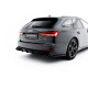 Dyfuzor tylnego zderzaka + Atrapy wydechu - Audi A6 C8 Sedan / Avant