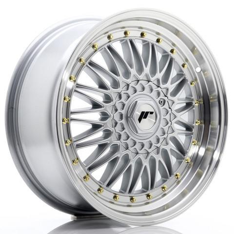 JR Wheels JR9 18x8 ET35 5x112 Silver w/ Machined Lip