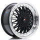 JR Wheels JR9 18x8 ET35 5x120 Gloss Black w/ Machined Lip