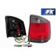 Lampy tył Opel Vectra C - clear LED red/black - diodowe LDOP26