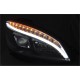 Lampy przód Mercedes C-klasa W204 07-10 LED BLACK diodowe LPMEB5