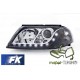 Lampy przd VW Passat B5FL 3BG - BLACK LED - diodowe DEPO LPVW56