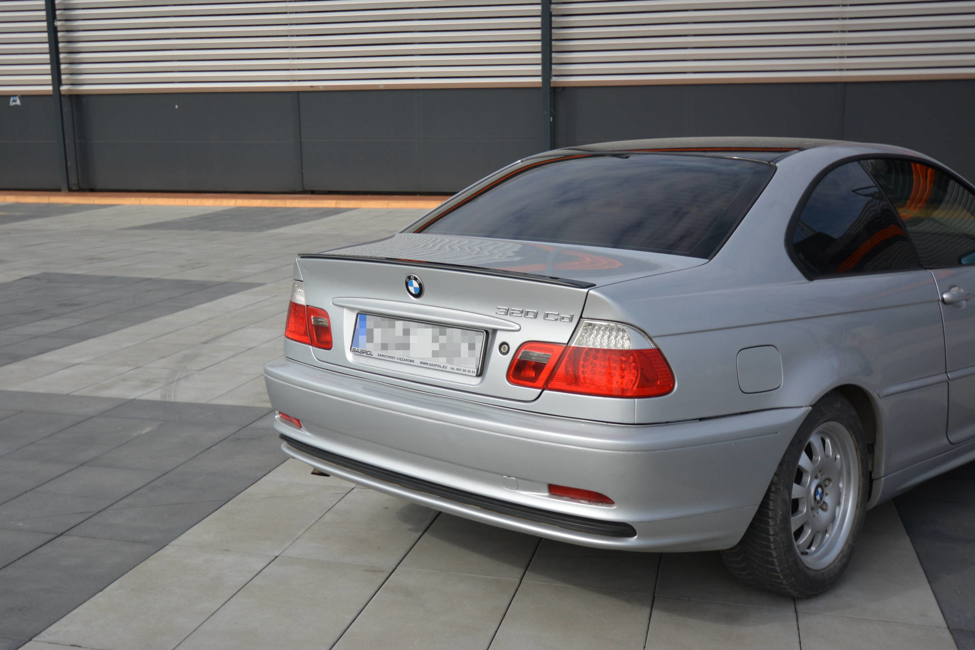 Nakładka Spojler Tylnej Klapy ABS BMW E46 Coupe MAPET