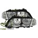 Lampy przód BMW E46 Sedan / Touring 98-01 Angel Eyes CHROM Ringi CCFL LPBM65