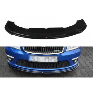 Przedni Splitter / dokładka ABS (wer.2) - Skoda Octavia mk2 RS 2008-2013
