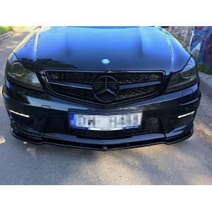 Przedni Splitter / dokładka ABS - Mercedes C W204 C63 AMG FL 2011-