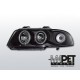Lampy przód Audi A4 B5 94-98 Angel Eyes Black - Ringi LPAU03