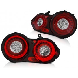 Lampy tył Nissan GT-R Red / White LED BAR - diodowe LDNI01