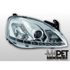 Opel Corsa C - diodowe CHROM LED - LPOP43