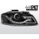 Lampy przód Audi A3 8P 03-08 BLACK LED BI-HALOGEN LPAU54