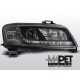 Lampy przód Fiat Stilo 3d - diodowe BLACK LED - LPFI12