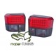 Lampy tył VW T4 Caravelle Multivan Transporter LED RED BLACK diodowe LDVW57