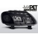 Lampy przód VW Touran - BLACK LED diodowe - LPVWC4