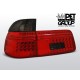 Lampy tył BMW E39 Touring Kombi CLEAR RED/BLACK LED diodowe LDBM56