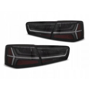 Lampy tył Audi A6 C7 4G Sedan - BLACK LED BAR dynamiczne diodowe LDAUG1