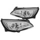 Lampy przód Opel Astra J 2010- CHROM LED DRL do jazdy dziennej LPOPA0
