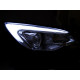 Lampy przód Opel Astra J 2010- BLACK LED DRL do jazdy dziennej LPOPA1