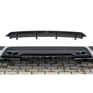 Dyfuzor centralny Tylnego Zderzaka ABS - Mercedes A45 AMG W176