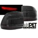 Lampy tył Porsche Cayenne - Smoked / Black LED - diodowe dymione LDPO04