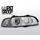 Lampy przód BMW E39 CHROM Angel Eyes Ringi LPBMA8