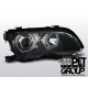 Lampy przód BMW E46 Sedan / Touring 01-05 BLACK ANGEL EYES Ringi LED LPBMD8