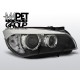Lampy przód BMW E84 X1 - BLACK LED Angel Eyes Ringi diodowe LPBME0