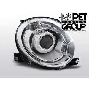 Fiat 500 - CHROM Angel Eyes LED soczewkowe LPFI19