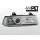 Lampy przód BMW E36 Sedan Touring Compact - CHROM LED diodowe LPBM51