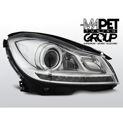 Mercedes C-klasa W204 11-14 CHROM LED diodowe LPME86