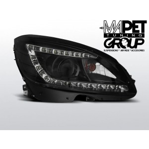 Mercedes C-klasa W204 07-10 BLACK LED diodowe LPME91