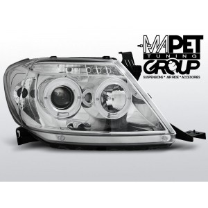 Toyota Hilux 05-11 Angel Eyes CHROM LED - diodowe LPTO07
