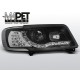 Lampy przód Audi 100 C4 - BLACK LED - czarne - LPAU48