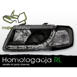 Audi A3 96-00 - DayLight BLACK LED - do Jazdy dziennej - LPAU62