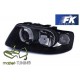 Lampy przód Audi A3 00-03 BLACK soczewkowe S3 Look LPAU13 DEPO