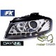 Lampy przód Audi A3 8P 03-08 LED BLACK - diodowe LPAU24 DEPO
