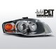 Lampy przód Audi A4 B7 04-08 Clearglass CHROM Angel Eyes Ringi LPAU57