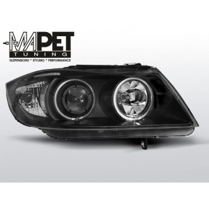 BMW E90 / E91 Angel Eyes BLACK Ringi CCFL LPBM62