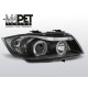 BMW E90 / E91 Angel Eyes BLACK Ringi LPBM76