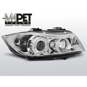 BMW E90 / E91 Angel Eyes CHROM Ringi LPBM75