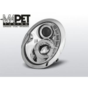 Mini Cooper 01-06 Angel Eyes CHROM LED + ringi LPMC03
