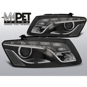 AUDI Q5 11.08 - 09.12 DRL BLACK diodowe do jazdy dziennej LPAUD4
