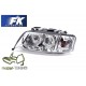 Lampy przód Audi A6 C5 01-04 CHROM Angel Eyes Xenon D2S DEPO LPAU83