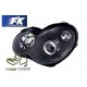 Lampy przód Mercedes C-klasa W203 clear BLACK soczewki FK LPME81
