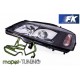 Opel Astra G clearglass XENON Look BLACK H7 LPOP86