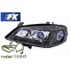 Lampy przód Opel Astra G - BLACK LED - diodowe LPOP82 DEPO