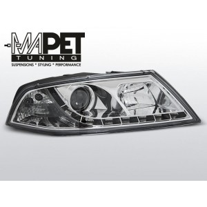 Skoda Octavia 2 04-08 diodowe CHROM LED D1S Xenon LPSK09